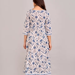 Floral Printed Anarkali Kurta