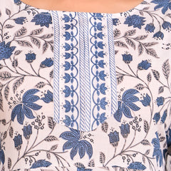 Floral Printed Anarkali Kurta