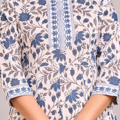 Floral Printed Anarkali Kurta