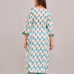 Women Rayon Kurta Pant Dupatta Set