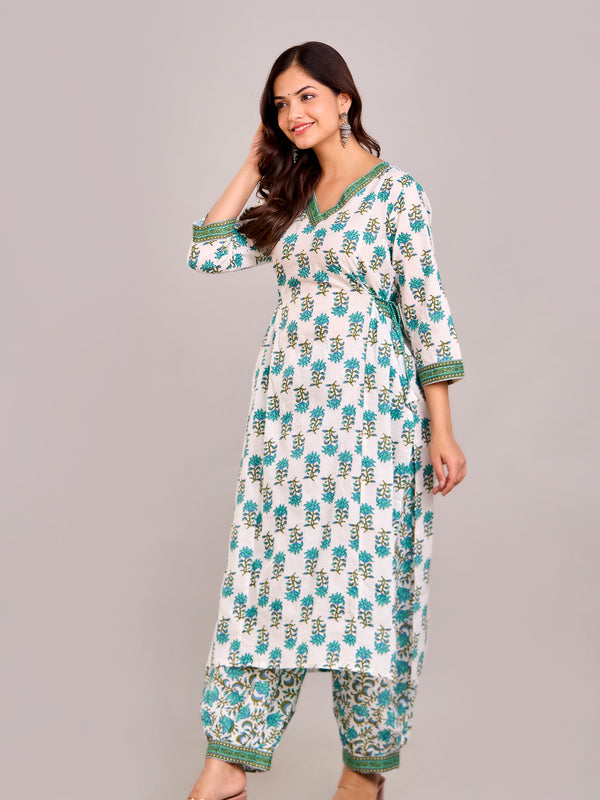 Women Rayon Kurta Pant Dupatta Set