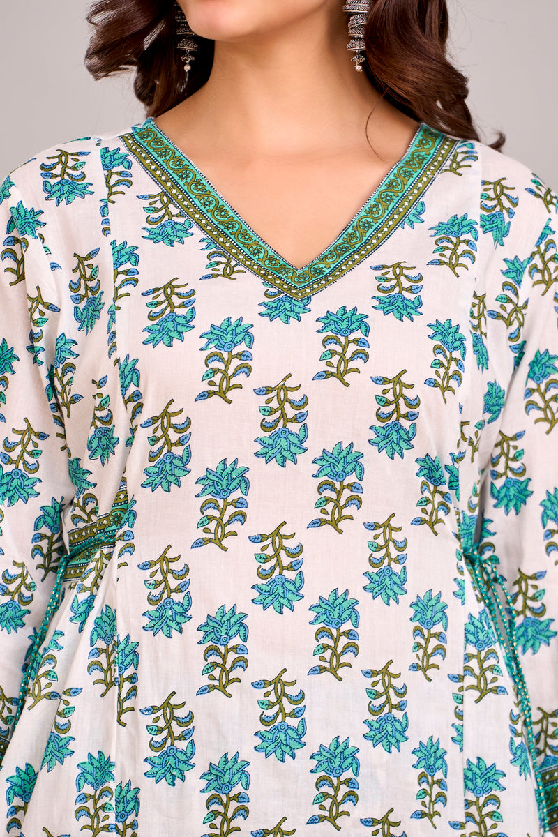 Women Rayon Kurta Pant Dupatta Set