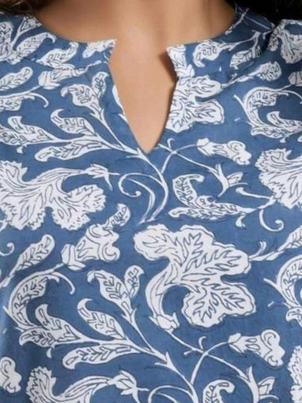 Bairaj Cotton Jaal Printed Regular Wear Women Top