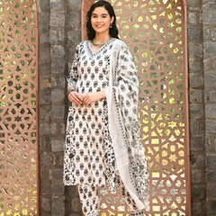 Grey Nyra Cut Suit Set