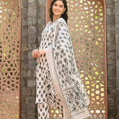 Grey Nyra Cut Suit Set
