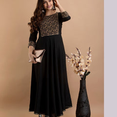 Women’s  Rayon Ethnic Motif Printed Anarkali Kurta