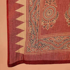 Women Printed Anarkali Kurta, Pant & Dupatta Set (Maroon) Printed Kurta, Palazzo & Dupatta Set