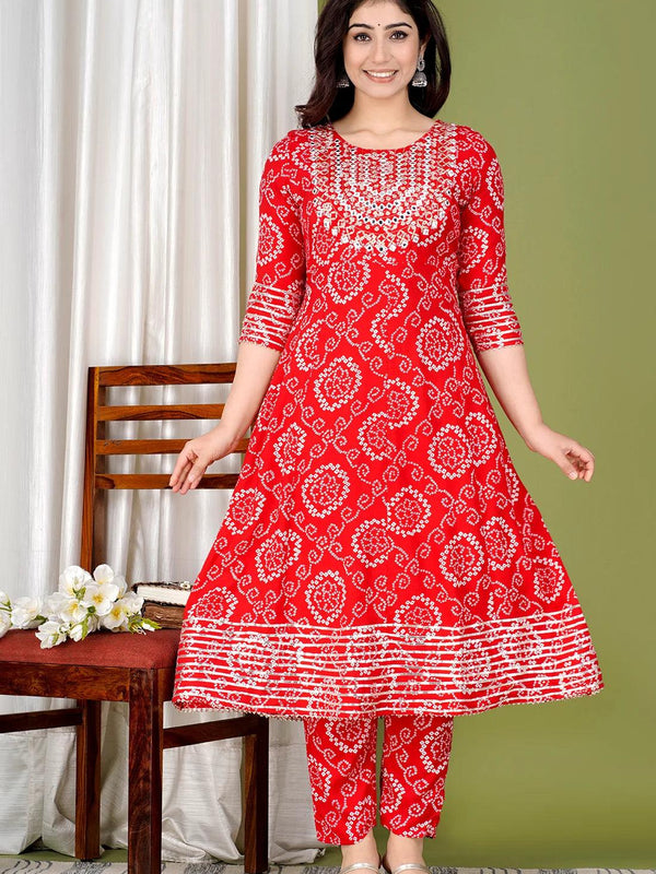 Rood - Indiase Kleding / Traditionele Pan-Aziatische Kleding